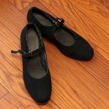 Flamenco Shoes Black Suede