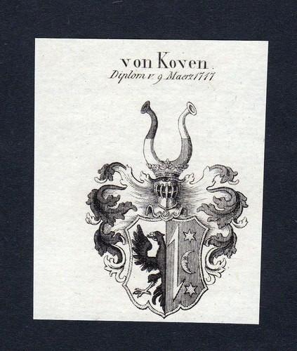 1820 koven stemma - koven, nobiltà
