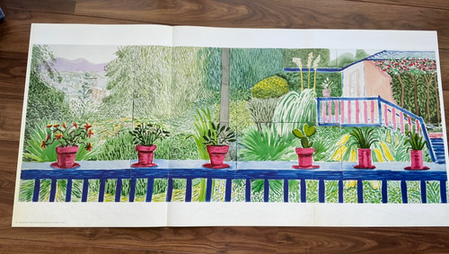 David hockney vista dalla - vista,
