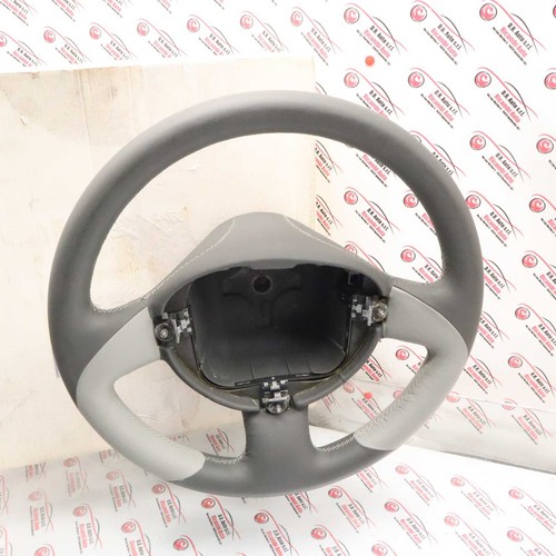 Volante pelle grigio bianco - volante,