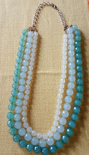 Collana chic verde acqua - verde,