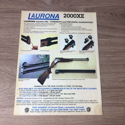 Guns114 magazine advert - guns114, 12x9
