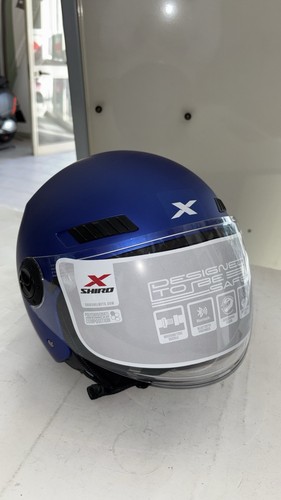 Casco shiro colore - matt, blue