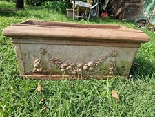 VECCHIA FIORIERA FESTONATA IN TERRACOTTA TOSCANA !