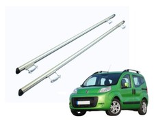 BARRE PORTATUTTO PORTAPACCHI PER FIAT QUBO 2007- ALLUMINIO CORRIMANO RAILING