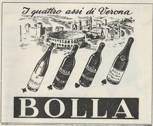 Pubblicita 1957 vini bolla - 1957,