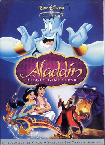 Aladdin dvd cartone 1992 - aladdin,