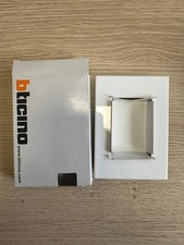 BTicino Axolute HA4803HD Placca Rettangolare 3 Moduli - Bianco