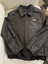 GIUBBOTTO ANTI G IN PELLA AERONAUTICA MILITARE TAGLIA 56