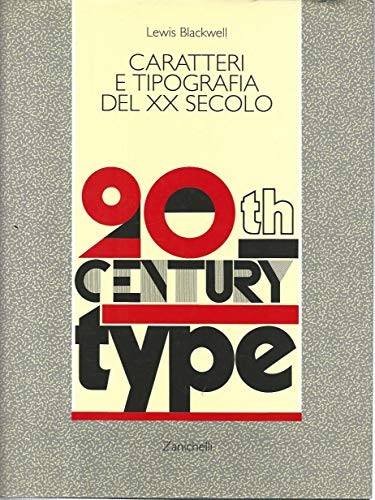 Caratteri tipografia del xx - e,