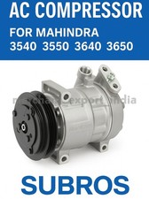 Compressore CA SUBROS per trattore Mahindra 3540 3550 3640 3650 | Qualità OEM...