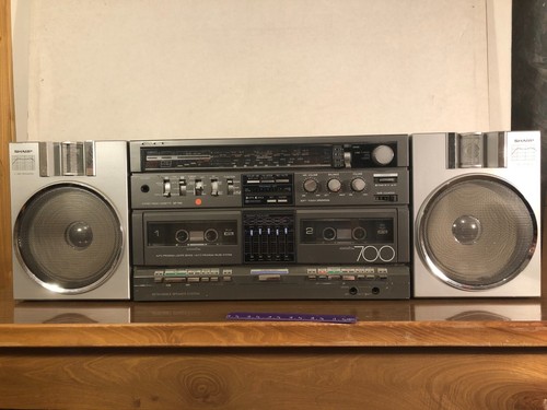 Sharp 700h stereo boombox - gf-700h,