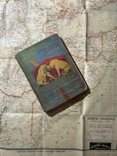 WW2 Somalia italiana HIC SUNT LEONES e cartina 68x90 cm colonie regno Italia 