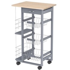 HOMCOM Carrello da Cucina con