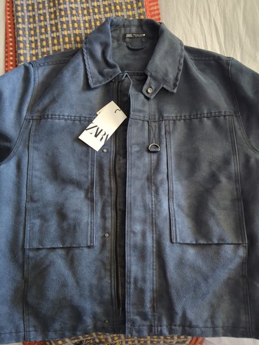 Zara giacca ecopelle - zara,