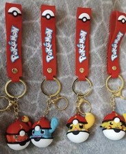 Set 4 portachiavi Pokémon