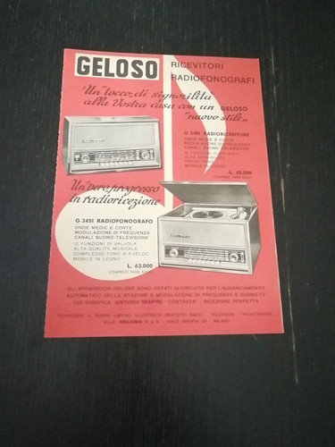 1963 radioricevitore geloso - radioricevitore,