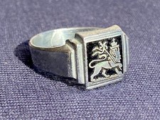 Anello con Leone di Giuda - Etiopia - Colonie - Africa Orientale Italiana AOI