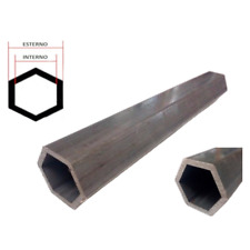 BARRA TUBO ASSE ESAGONALE TRAFILATO IN FERRO VUOTO PER APPLICAZIONI MECCANICHE
