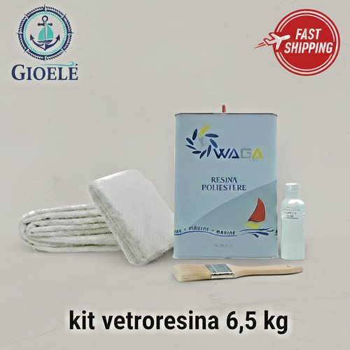 Vetroresina kit 5kg - vetroresina, 6,5kg