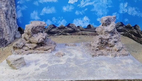 Diorama tall rocks - tall, x