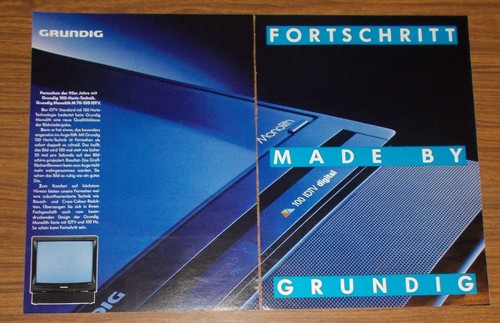Rara pubblicità grundig - pubblicità,