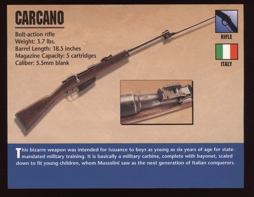 Carcano rifle atlas classic - carcano,