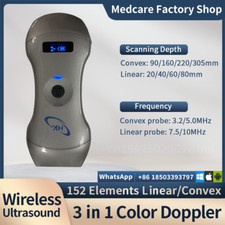 Sonda 3 in 1 152 Elementi Wireless Color Doppler Sonda Ultrasuoni Lineare Convessa