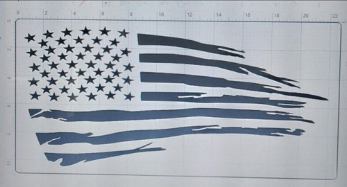 Distressed american flag - distressed,