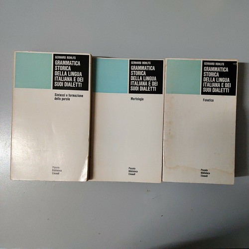 Gerhard rohlfs grammatica - gerhard, rohlfs-grammatica