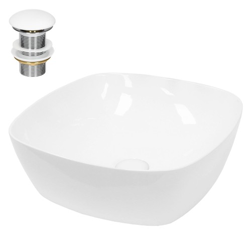 Lavabo ceramica con set - lavabo,