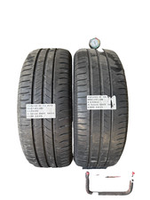 2 PNEUMATICI USATI 195/55 R 16 87T MICHELIN ESTIVO 4.5 MM DOT 1814