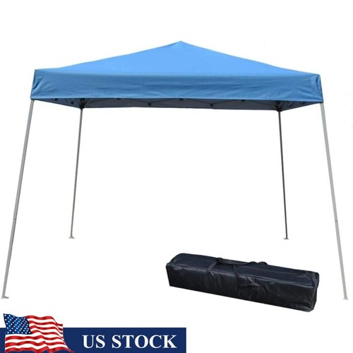 Portable slant leg - canopy, tent