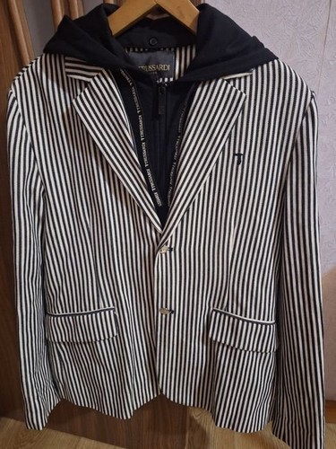 Blazer uomo trussardi nero - nero, 38