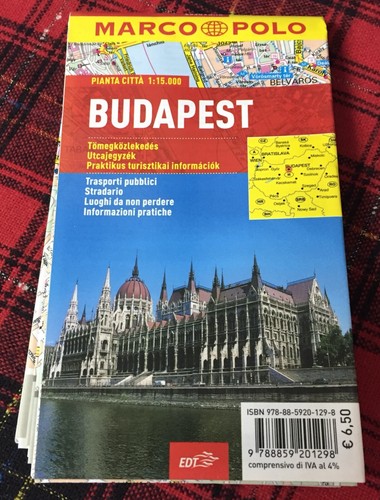 Budapest cartina stradale - budapest,