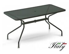 TAVOLO ESTERNO CAMBI 808 - 140x80 CM COLORE FERRO ANTICO - EMU MADE IN ITALY