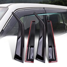 Deflettori Windows Visors 4 pezzi per Mitsubishi Pajero 2000-2019 antipioggia