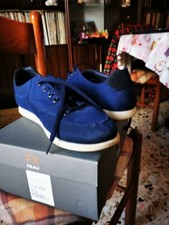 SCARPE UOMO CASUAL FRAU BLU STOFFA E PELLE, NUM 42, MOD. 11J4