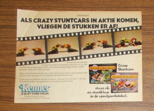 Rara pubblicità kenner crazy - rara,