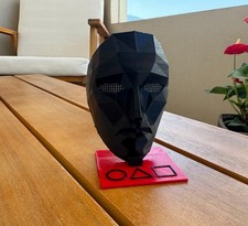 Maschera Squid Game stampata