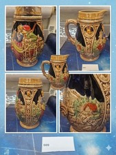 Brocca birra ceramica rilievo - birra,