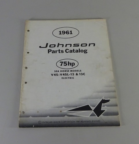 Catalogo parti omc - parti, johnson