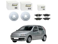 Dischi + Pastiglie Pattini Freno Anteriori per Fiat Punto 188 1.2 16v 59 Kw