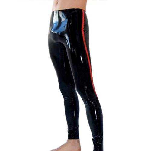 Men black latex - men's,