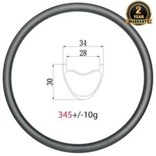 Cerchi in fibra di carbonio 29er XC MTB 34x30mm Tubeless clincher senza gancio ruote bicicletta