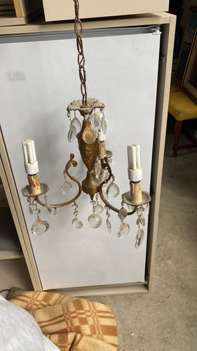 Lampadario con gocce - , di