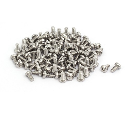 M3x6mm 304 testa bombata