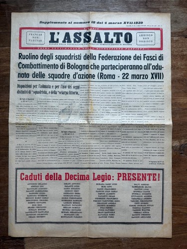 Assalto pnf bologna - l'assalto,