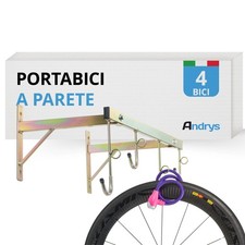 Andrys Porta Bici Muro 4 Posti