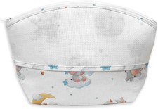 Trousse Portaoggetti Da Ricamare a Punto Croce, Busta Portaoggetti per Neonato, 